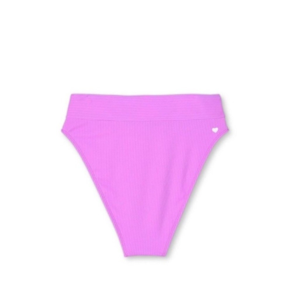 Set Stoney Clover Lane X Target Bright Purple Ribbed Bikini Bottom Ss. — image 7 of 8